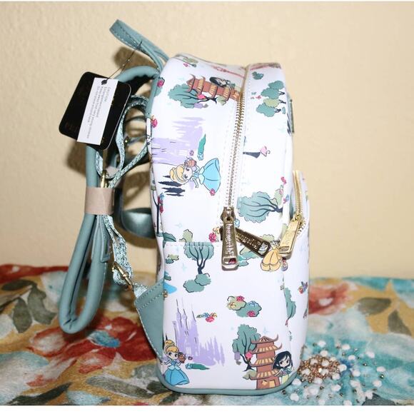 Loungefly Disney Princess Landscapes Backpack - Picture 2 of 4